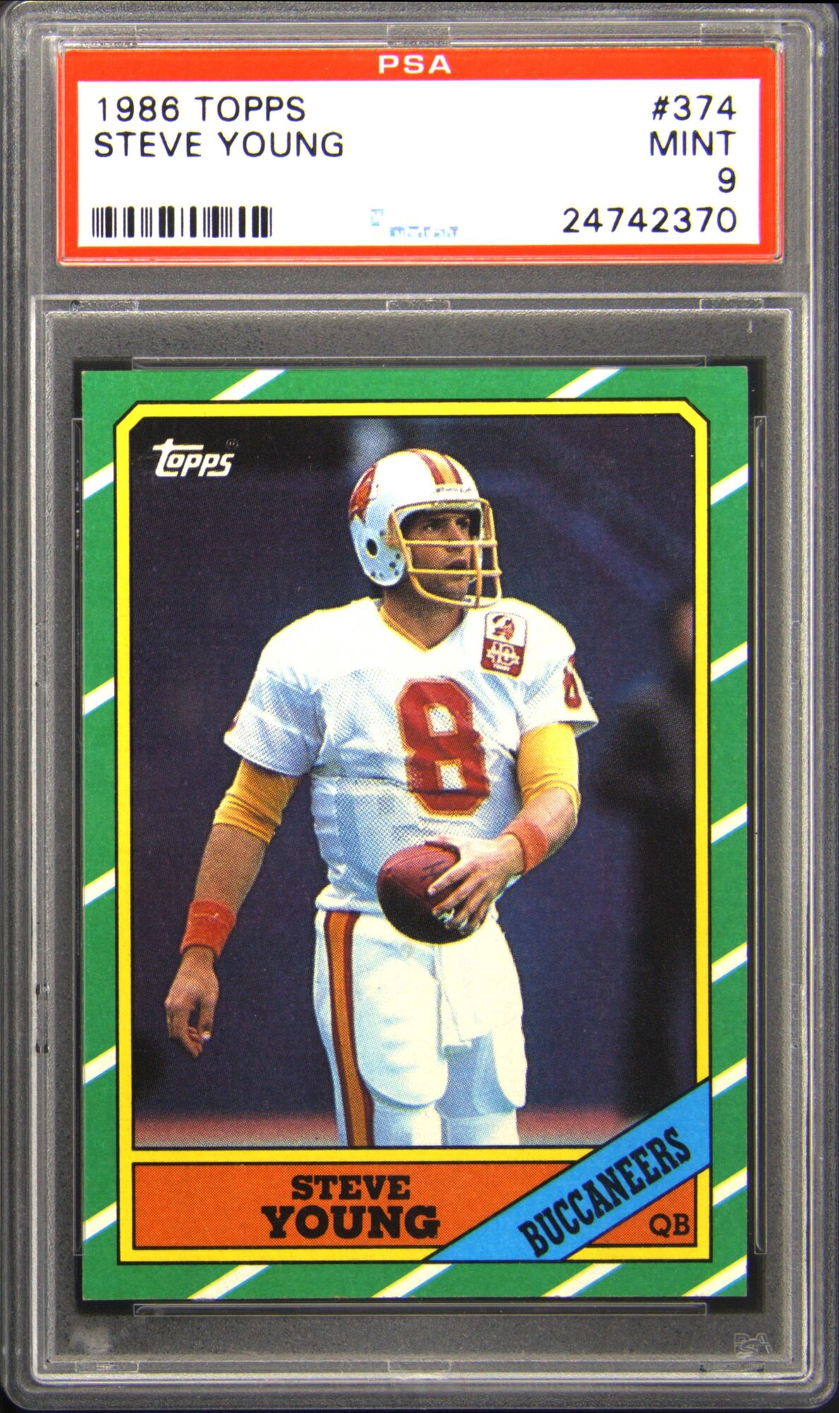 1986 Topps Steve Young PSA 9 Rookie